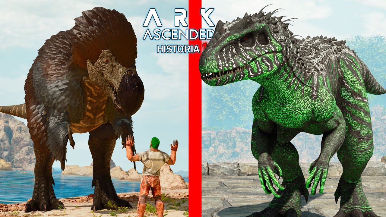 NUEVO DODOREXY PEQUEÑO Y CRÍA DE INDOMINUS REX... ESPECIAL! dinosaurio hibrido ARK Ascended Historia