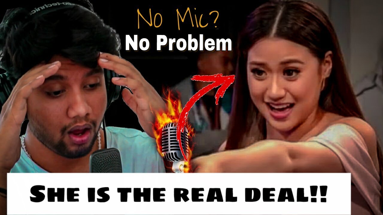 Singer Reacts to Times Morissette Amon PROVED She Doesn't need a Mic | True class!!!