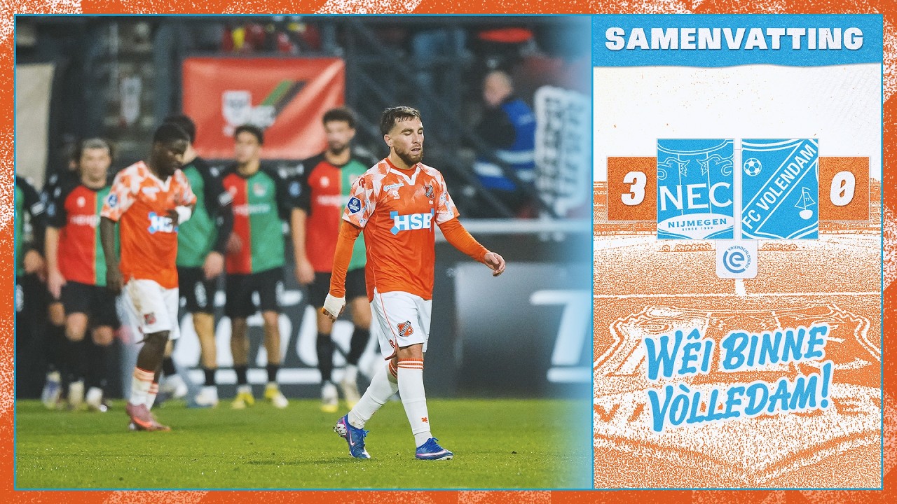 😖 Een vervelende zondagavond... | Samenvatting N.E.C. Nijmegen - FC Volendam: 3 - 0 (2025-2026)