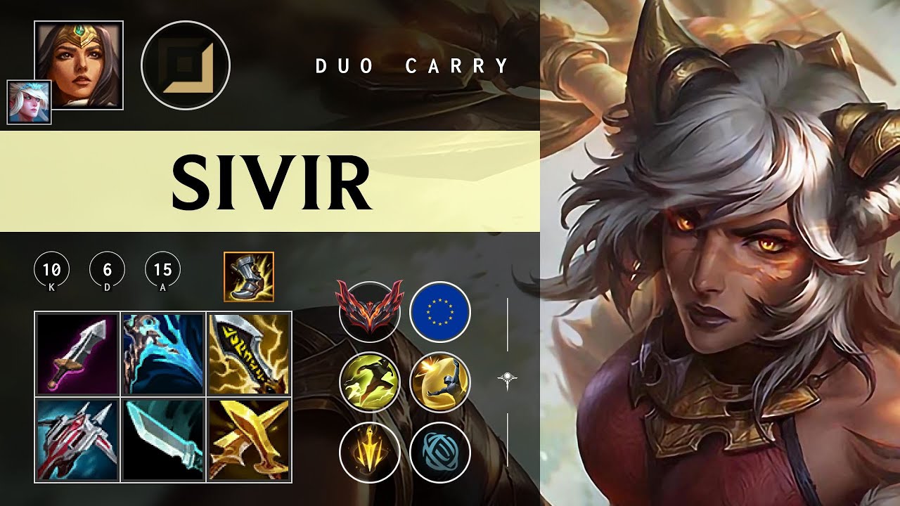 Sivir ADC vs Corki - EUW Grandmaster Patch 26.01