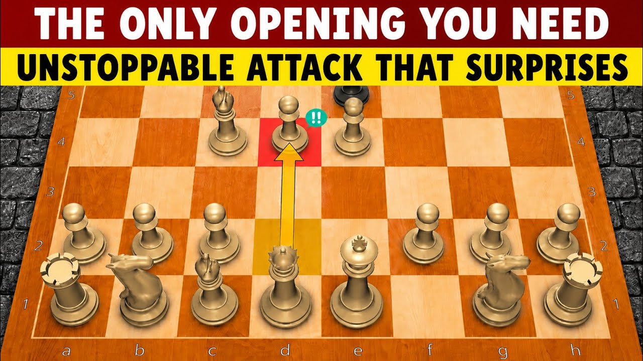 BIG TRICK to ALWAYS WIN with WHITE🔥♟️ (They Won&rsquo;t See It Coming)