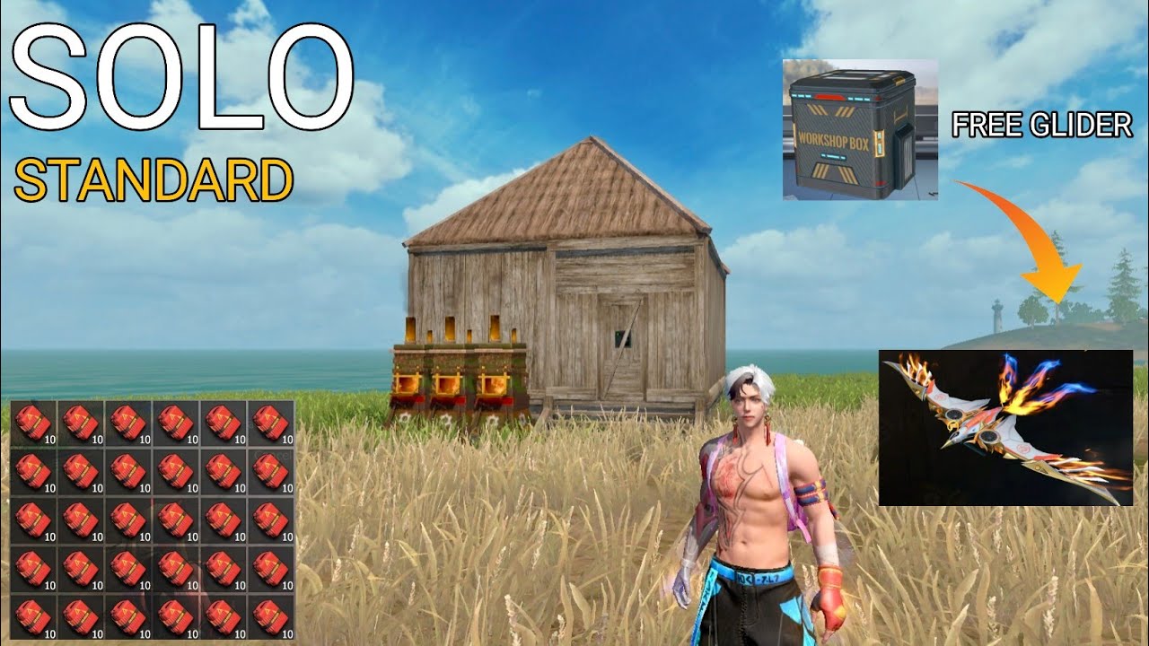 Start Solo On Standard Mode  Move Free Glider Last Island of Survival