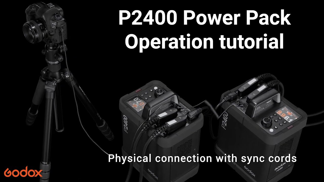 Godox #P2400 Power Pack Operation tutorial
