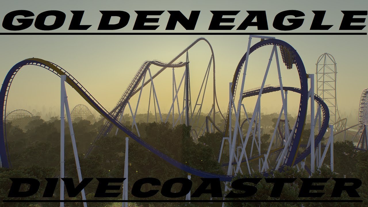 NoLimits 2 | Burden Falls | Golden Eagle | B&M Dive Coaster | 4K 60fps