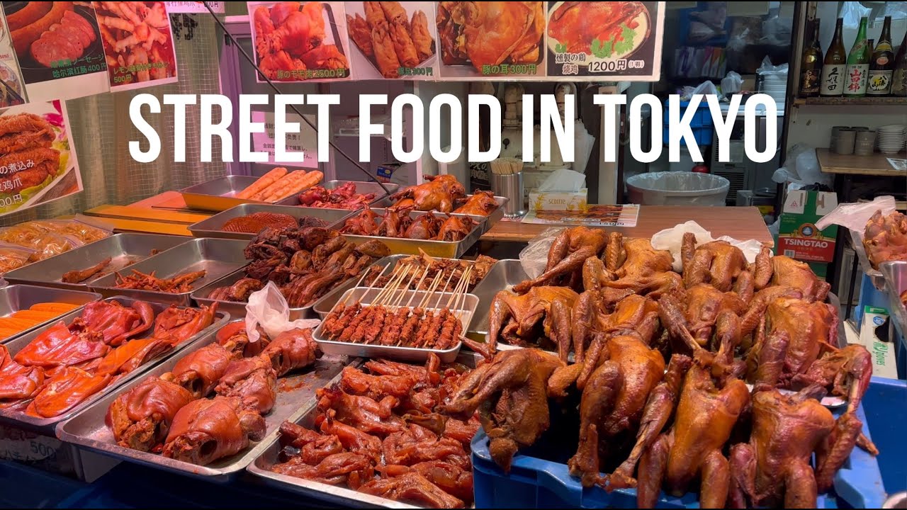 4K HDR Japan | Best street food in Tokyo, Ueno Ameyoko shopping street, Tokyo street food paradise