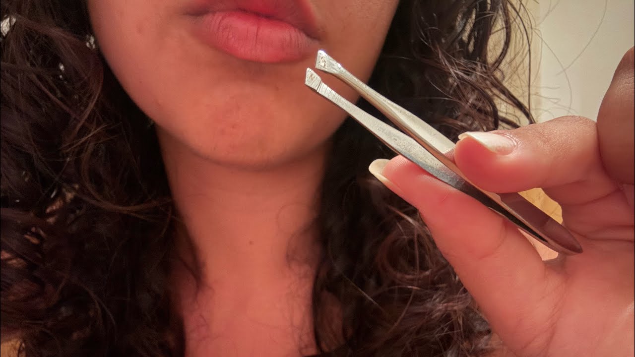 ASMR doing your eyebrows in 5 minutes