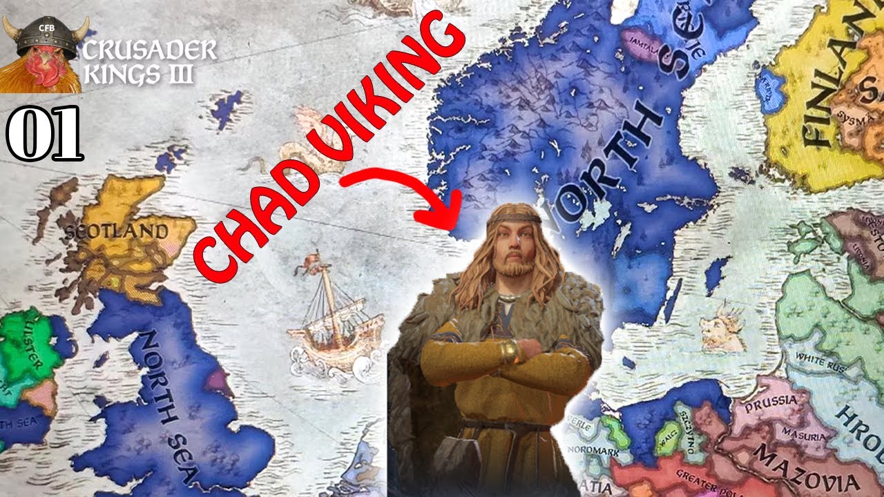 LETS CONQUER ALL OF NORWAY, DENMARK, & ENGLAND! (Ck3) - High Kingdom of the North Seas #1