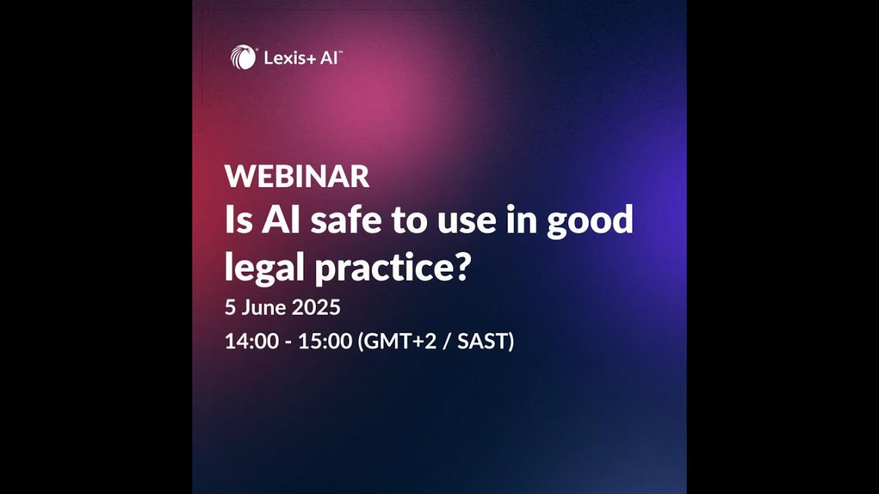 Is AI safe to use in good legal practice?