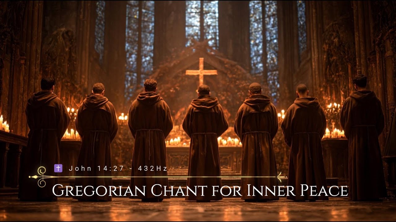 Gregorian Chant for Inner Peace ✝️ John 14:27 (432Hz)