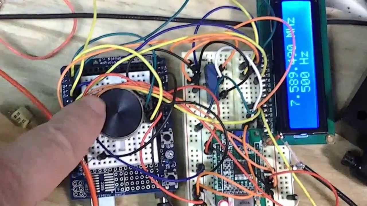 Arduino AD9850 NE602 Superhet all band reciever