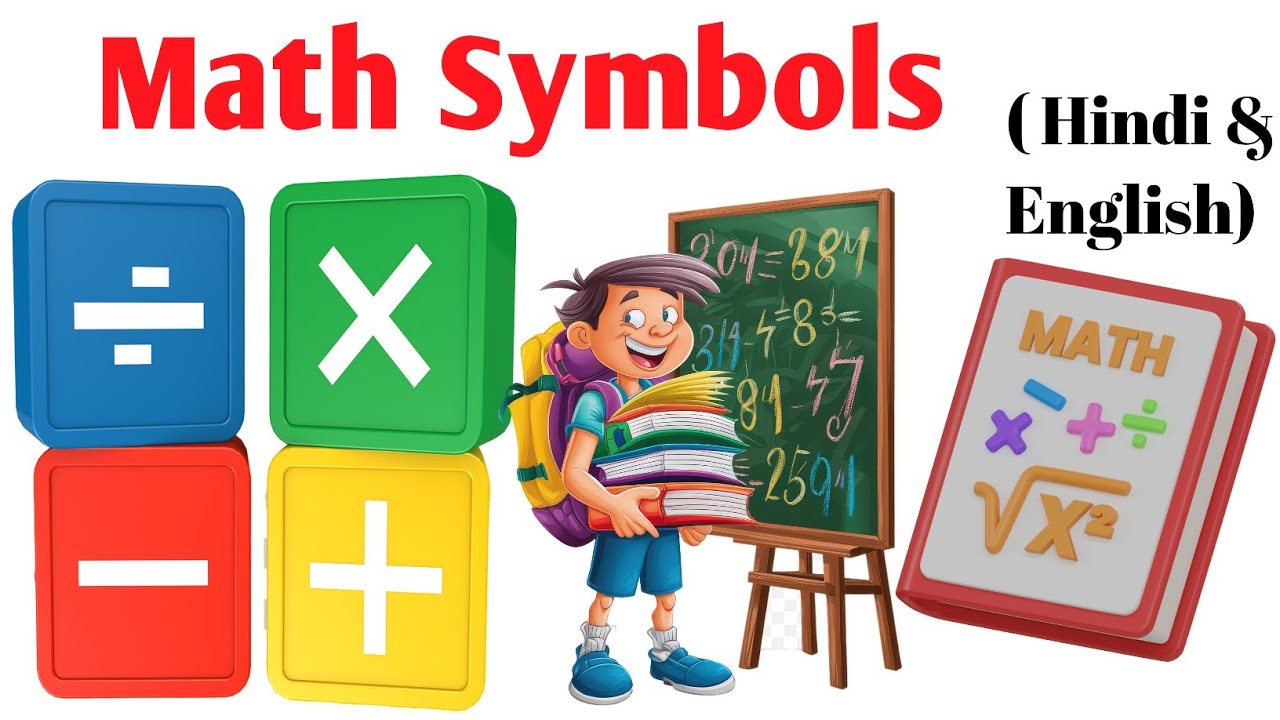 Math Symbols Name | Math Symbols| Learn Easily | CleverToon