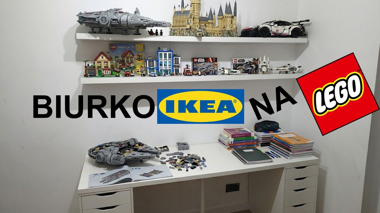 Biurko z Ikea pod Lego i Szkołę