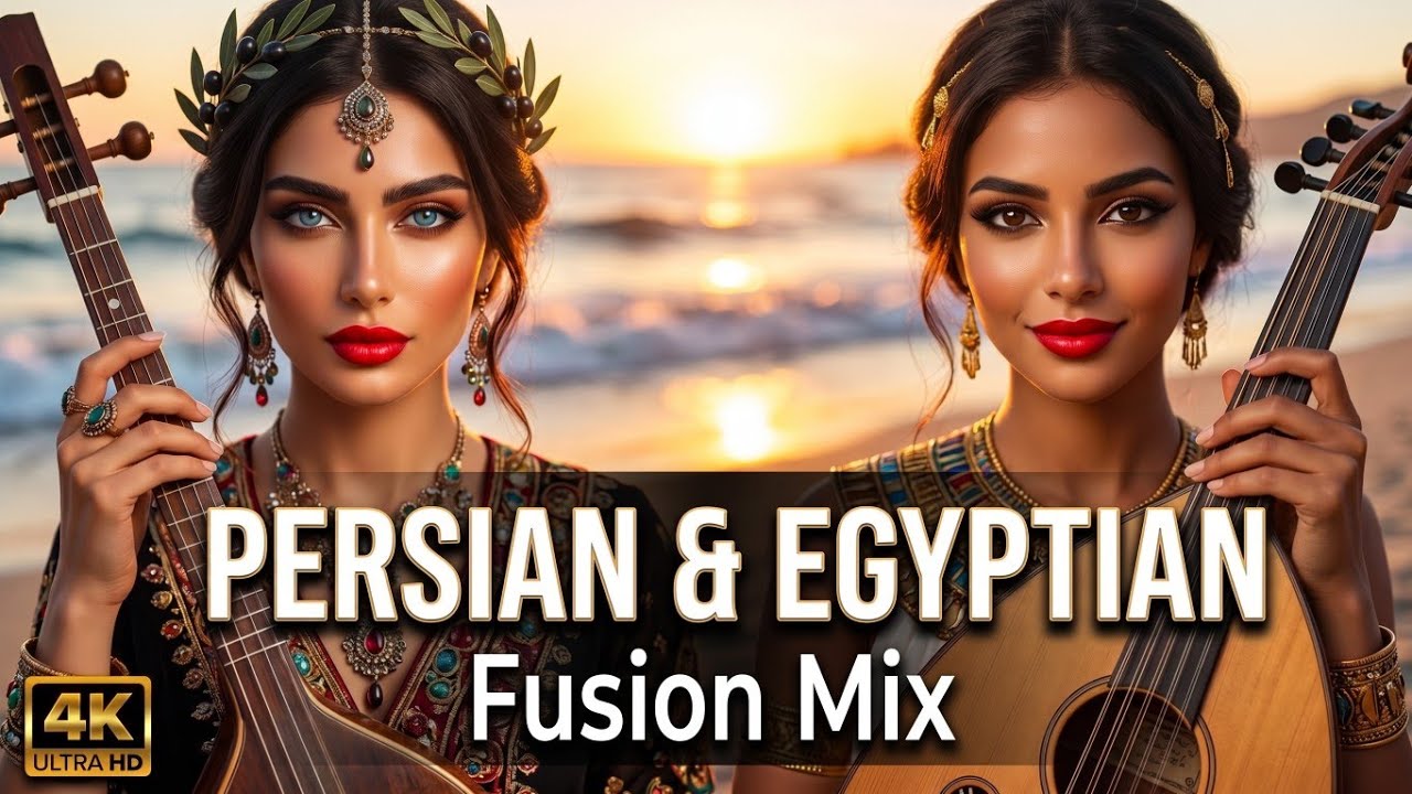 Persian & Egyptian Fusion Music 4K 🌅 | Middle Eastern Instrumental Mix