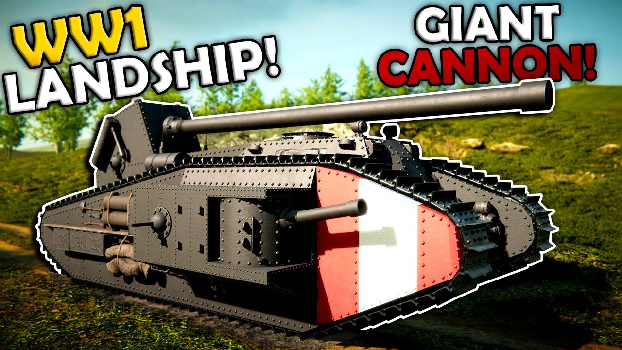 I STRAPPED A GIANT CANNON ONTO A WW1 TANK In Sprocket Tank Design!