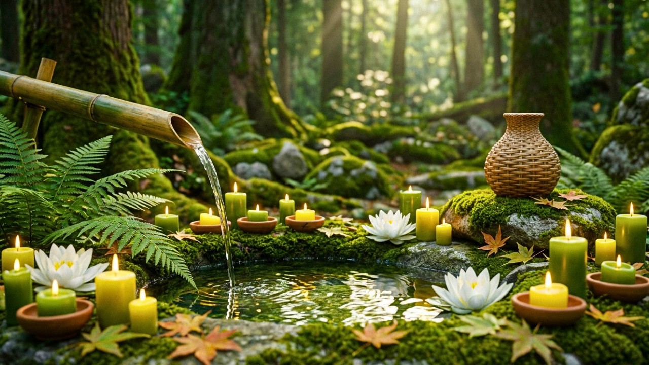 Calm Nature Water Sounds and Soft Piano for Deep Sleep, Meditation, Insomnia & Stress Relief