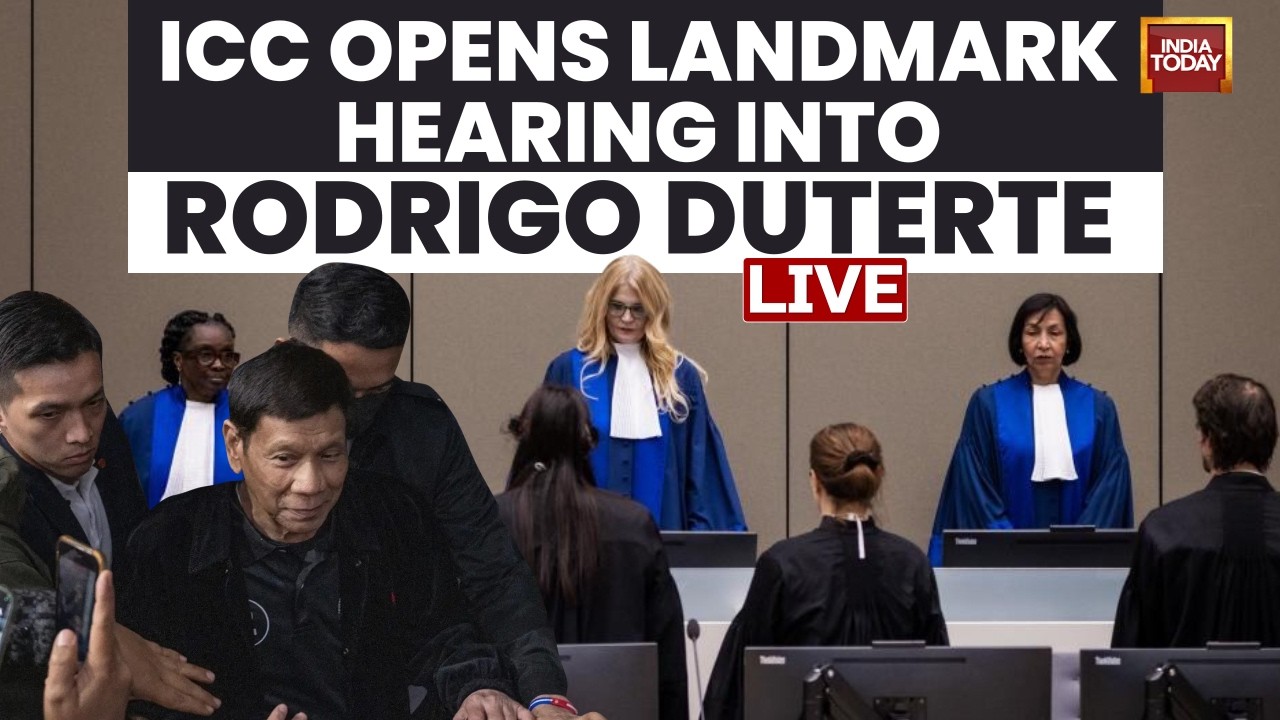 Rodrigo Duterte Hearing LIVE | ICC Opens Confirmation of Charges Hearing On Ex-Phillipine Prez