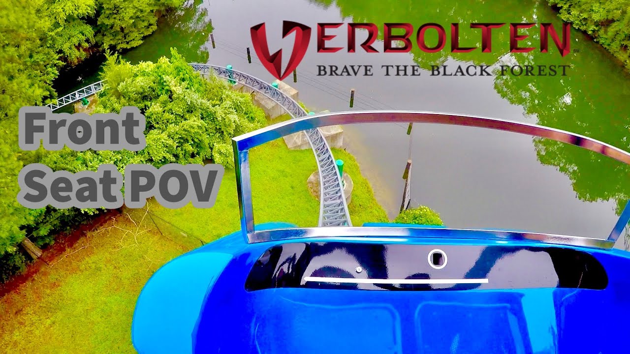 Verbolten at Bush Gardens Williamsburg Front Seat POV