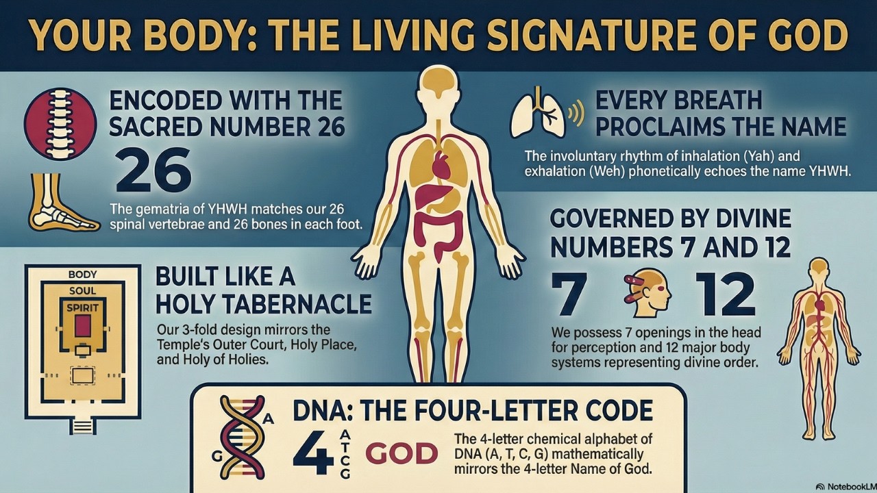 Sacred Design Part 3 | The Divine Code in Human Anatomy and the Name of Jesus