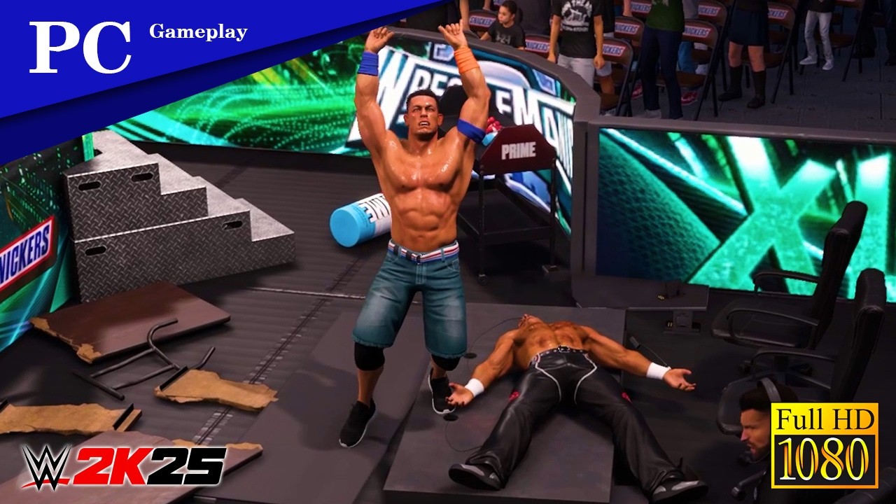 WWE 2K25   Shawn Michale Vs John Cena at Wrestle Menia XL | Brutal Match | PC Gameplay