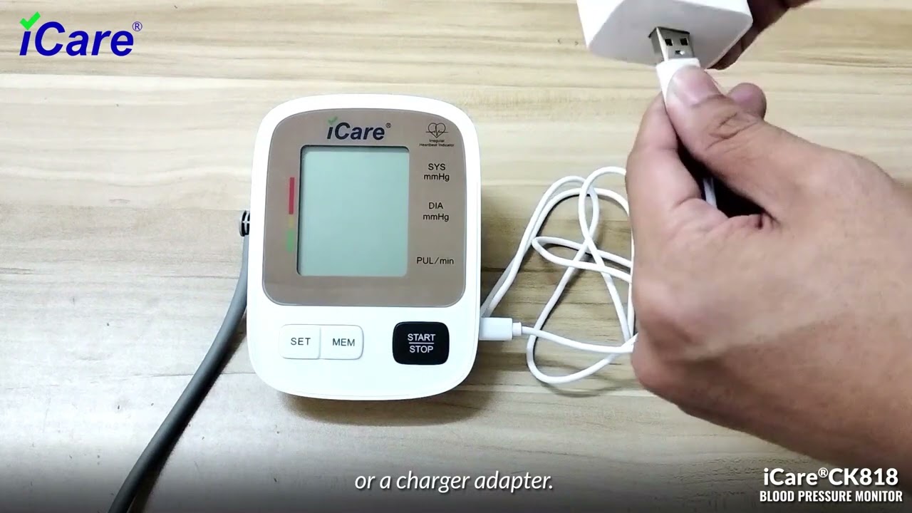 iCare CK818 Automatic Digital Blood Pressure Monitor Demo Video(How to use + product features)