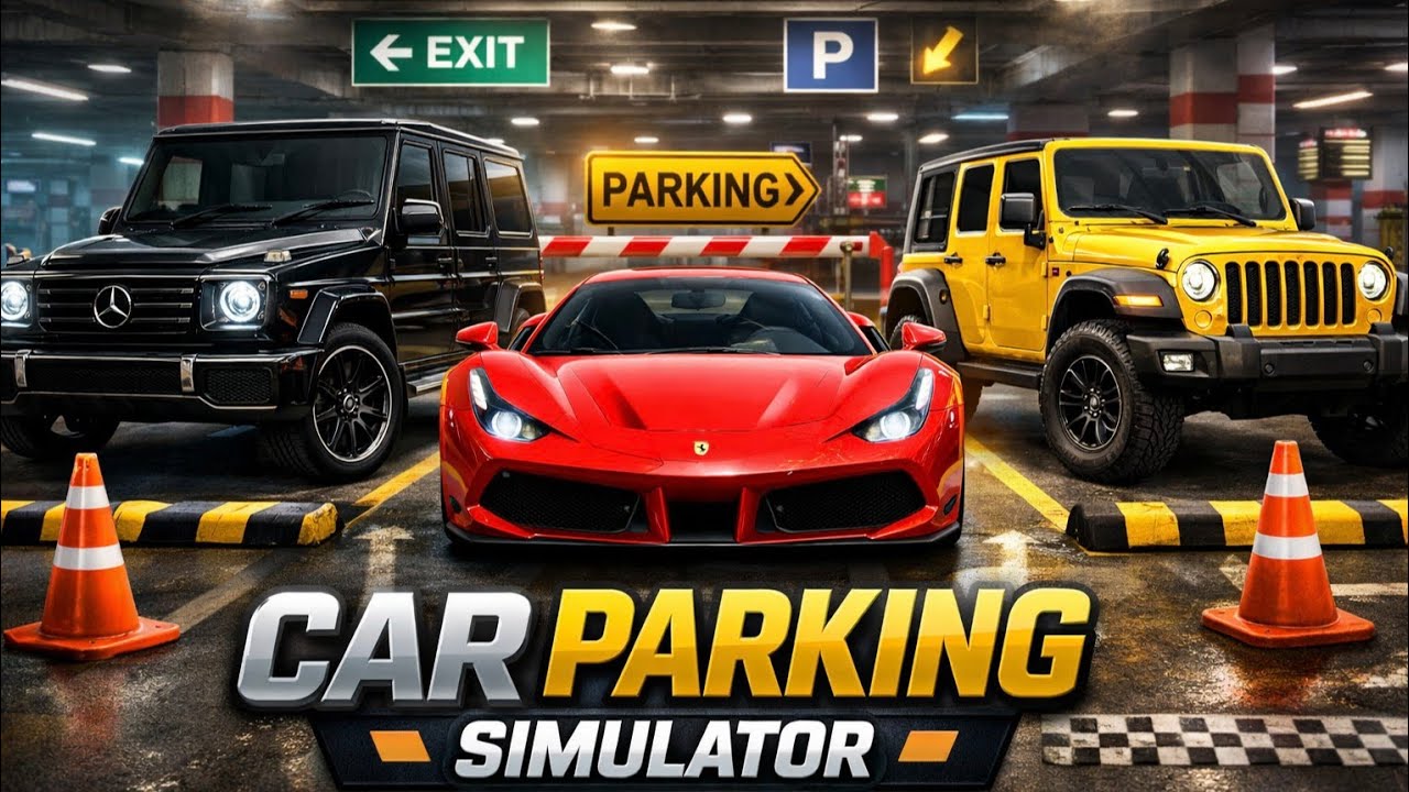 Driving The G Wagon, Ferrari, Jeep, Sport Car. Car Simulator Driving Game 2026. New Launch 11Feb2026