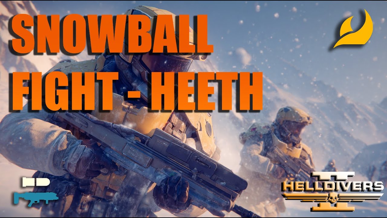 Helldivers 2 // Heeth Planet Snowball Battle //