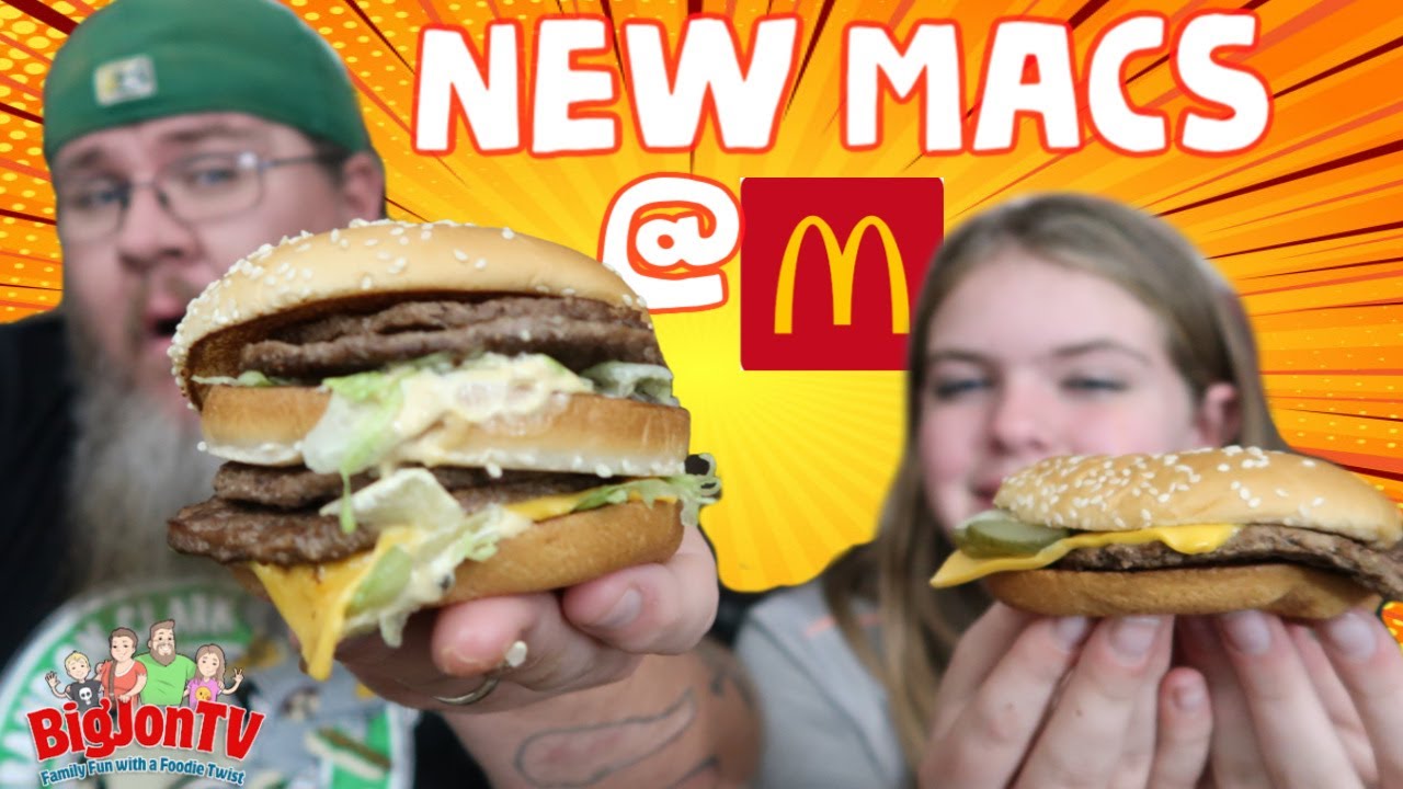 NEW @ McDonald's LIttle Mac & Double Mac || Drive Thru Thursday