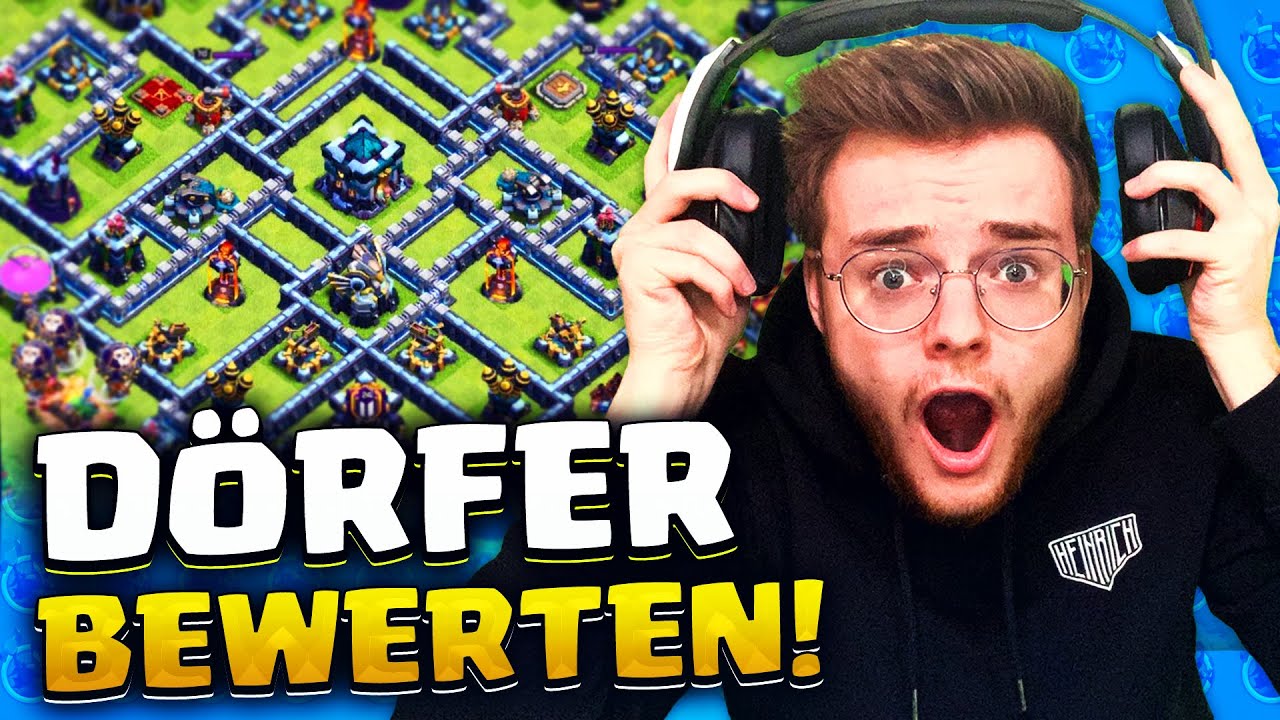 😱 *GERUSHT* Ich BEWERTE eure Clash of Clans Dörfer! | Clash of Clans Deutsch