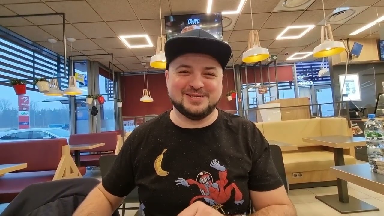 KIEŁBASA Z CEBULKĄ NA STACJI ORLEN SMAŻONA W STOP CAFE