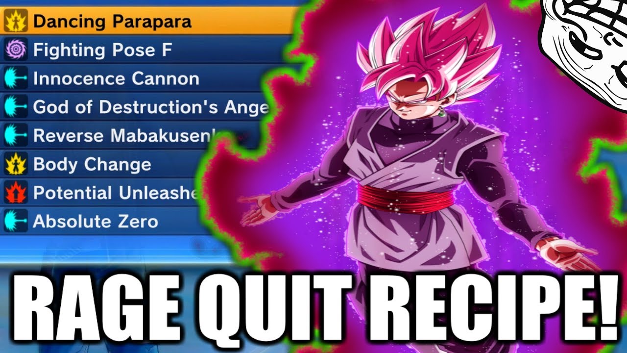 FULL RAGE QUIT RECIPE MOVESET | Dragon Ball Xenoverse 2