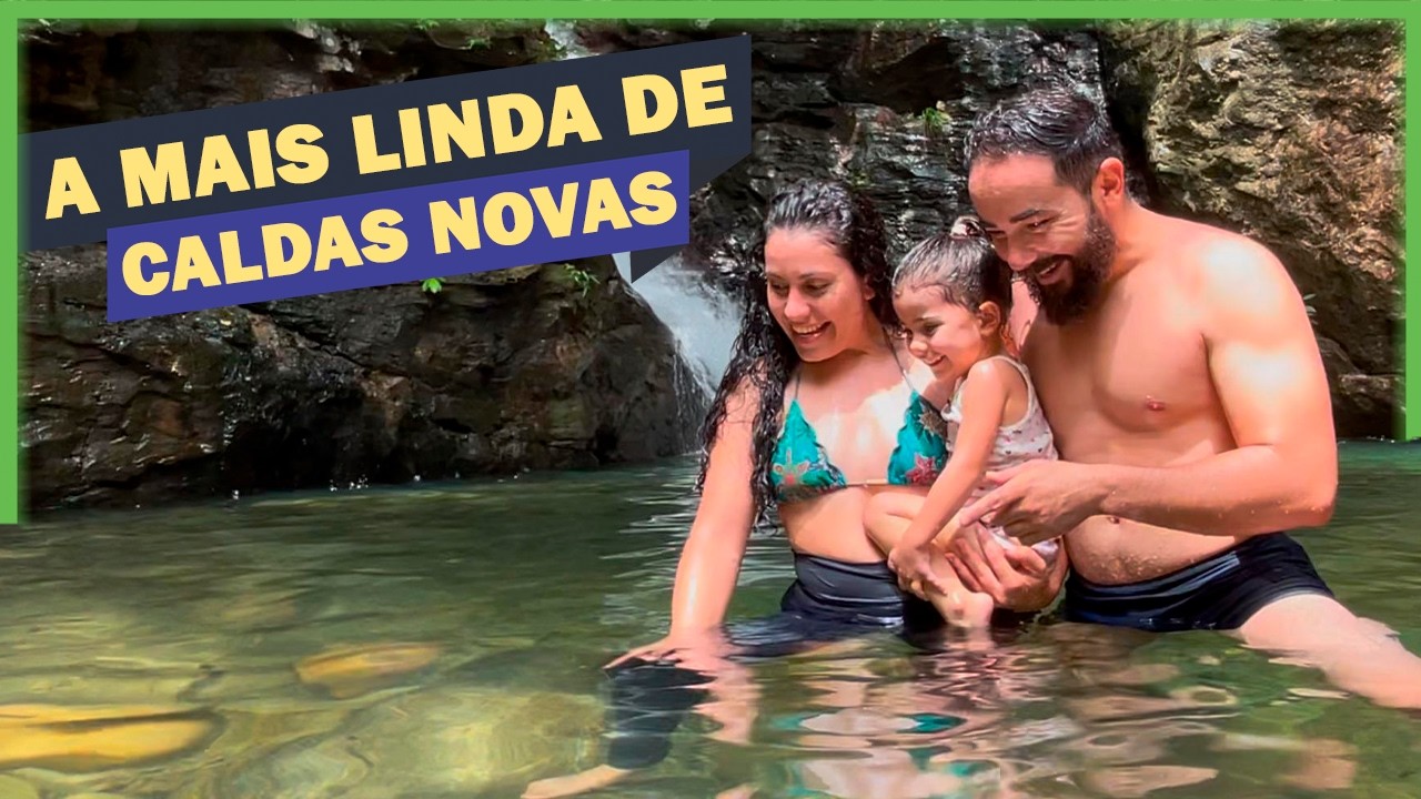 Fizemos a trilha da cachoeira do Paredão em Caldas Novas - 