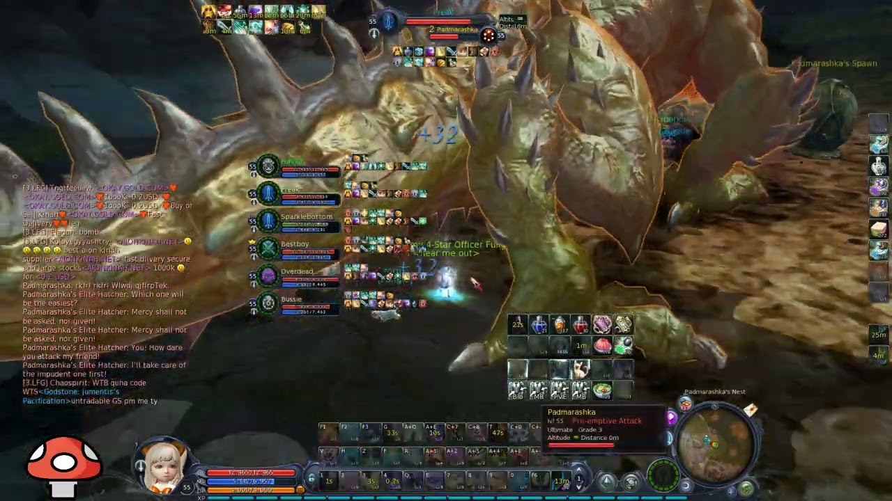 Aion Classic 2.5 - Padmamarashka Cave Cleric POV (hear me out)