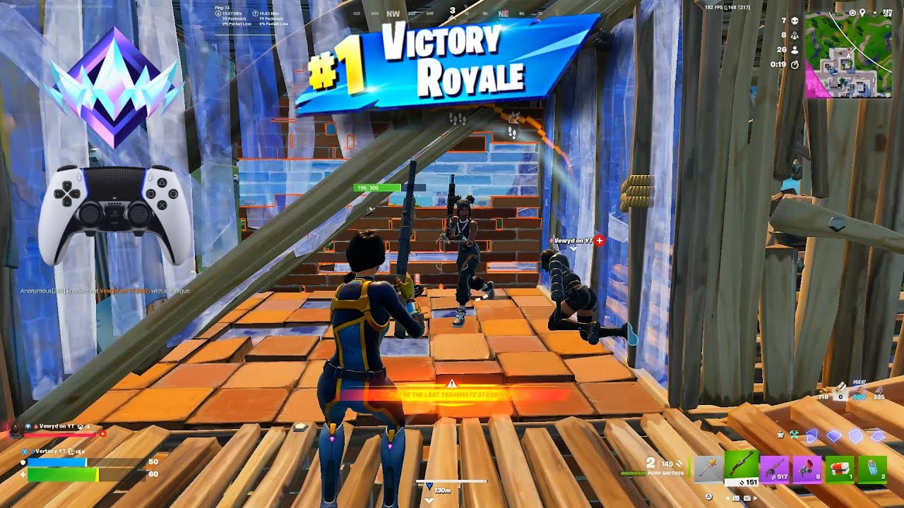 Fortnite Unreal Ranked Reload | PS5 Controller Gameplay