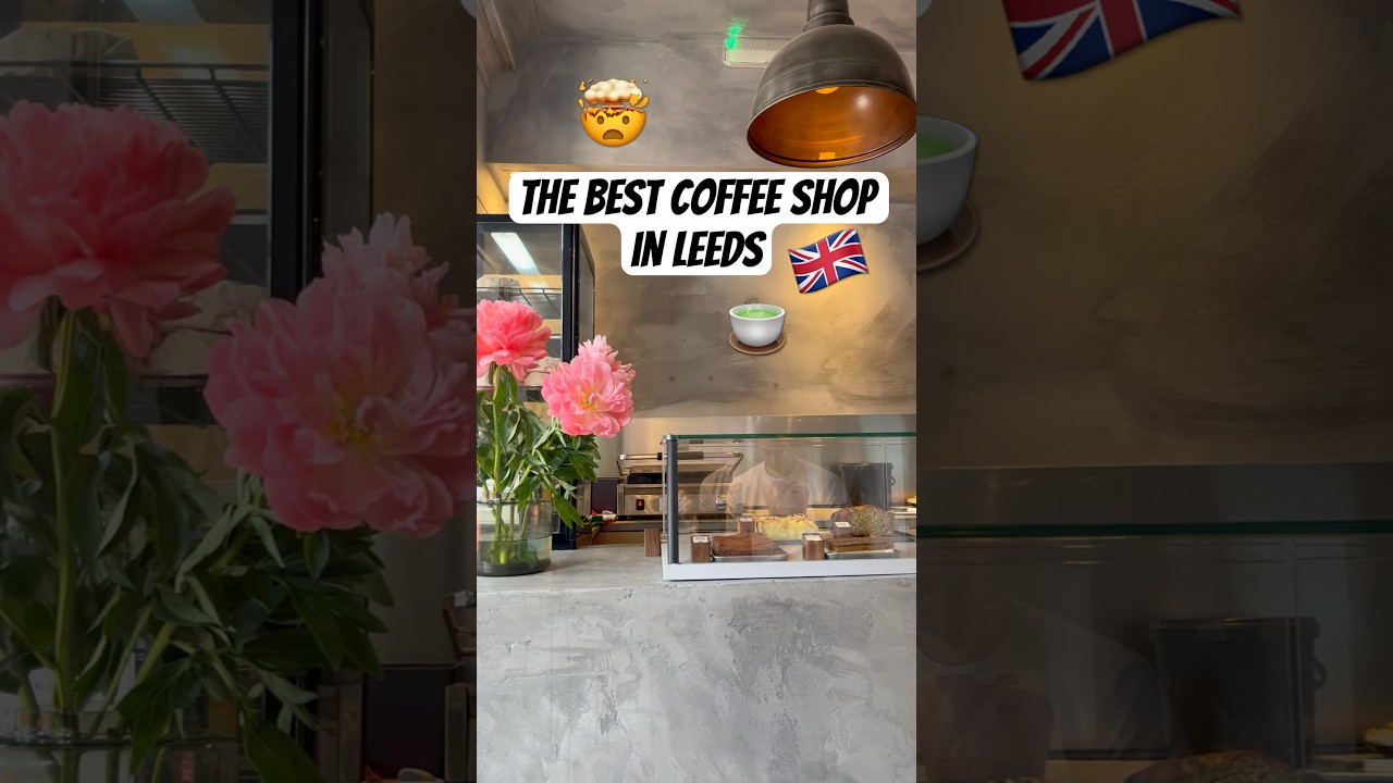 You can’t miss this coffee shop in Leeds 🍵🇬🇧 