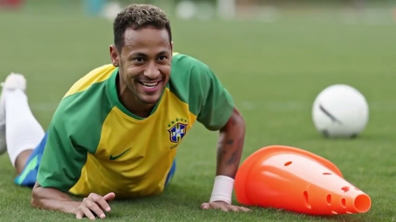 Messi vs Ronaldo vs Neymar vs Mbappe – Hilarious AI Football Showdown! 🤖⚽😂