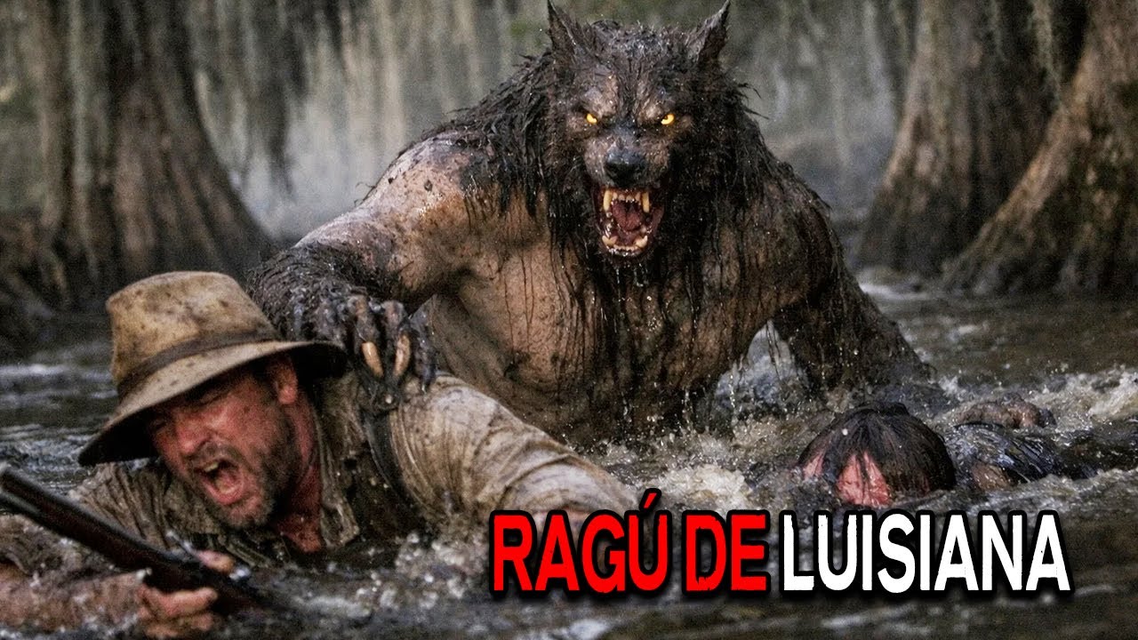 En 1821, los cazadores pantanos de Luisiana fueron arrastrados bajo el agua por Rougarou del Bayou