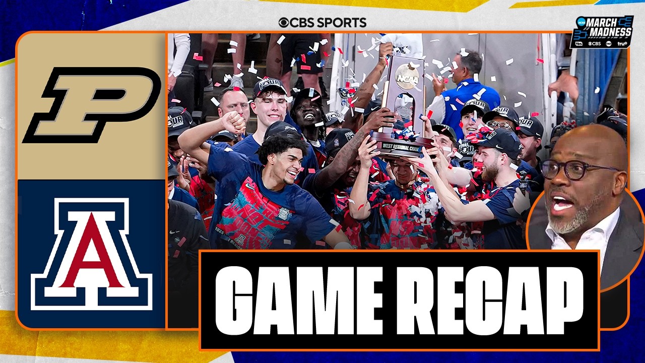 Arizona knocks off Purdue to advance to first Final Four since 2001! 🚨 | 2026 March Madness