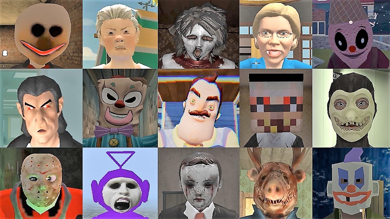 Caught Battle #8 | Ice Scream 2 Smiling-X Corp Headhorse Evil Nun Scary Hospital Hello Neighbor & +