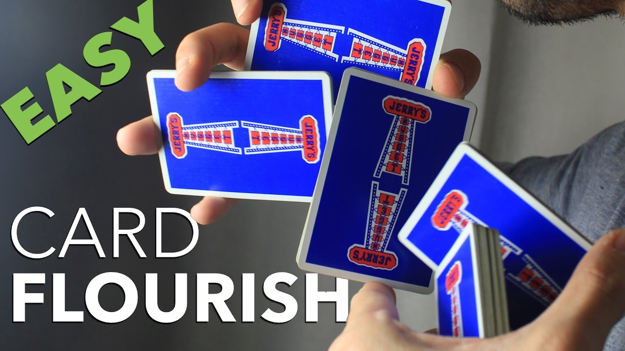 Easy Card Flourish Tutorial for Cardistry Beginners - The Sybil Cut