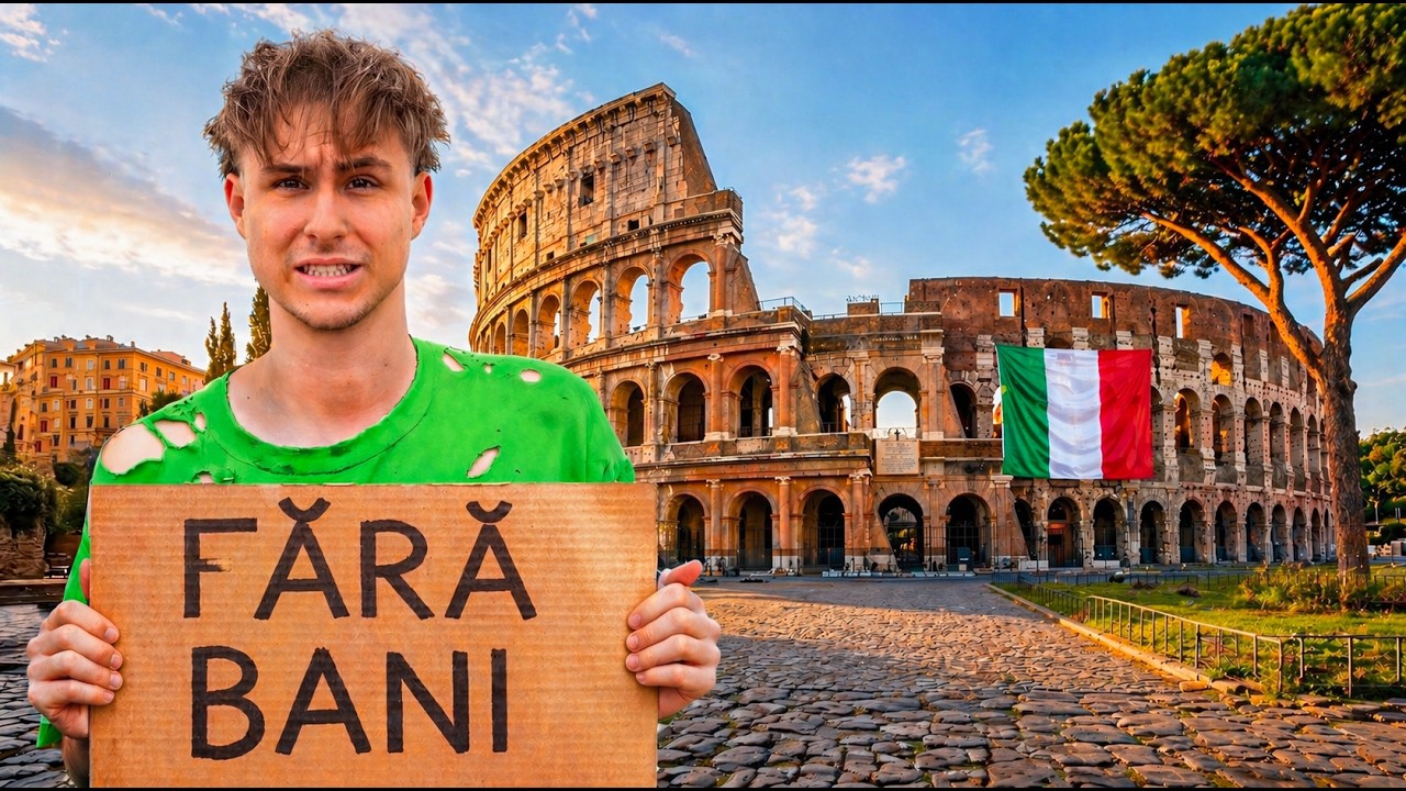 AM SUPRAVIȚUIT 24 DE ORE FĂRĂ BANI &Icirc;N ALTĂ ȚARĂ !!