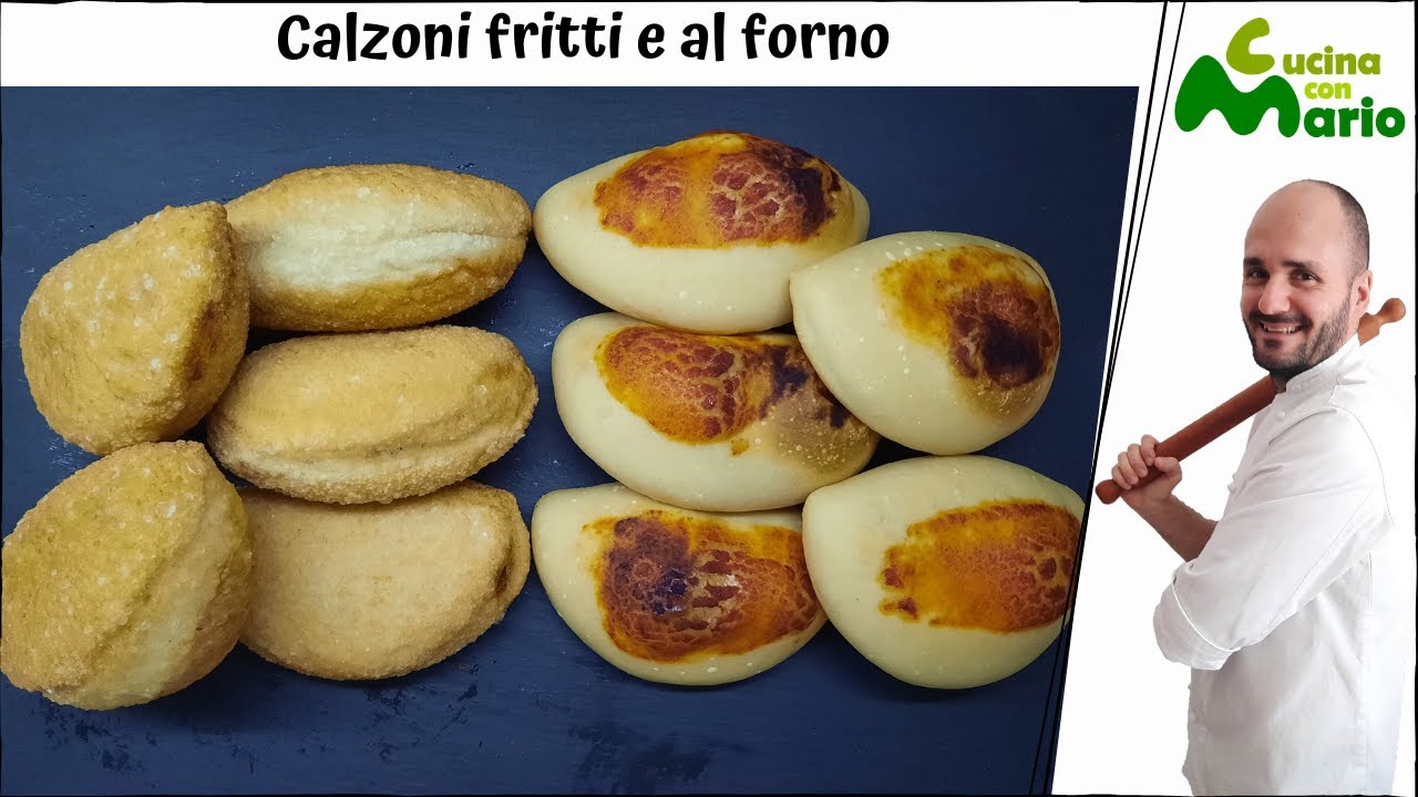 Calzoni fritti e al forno di 