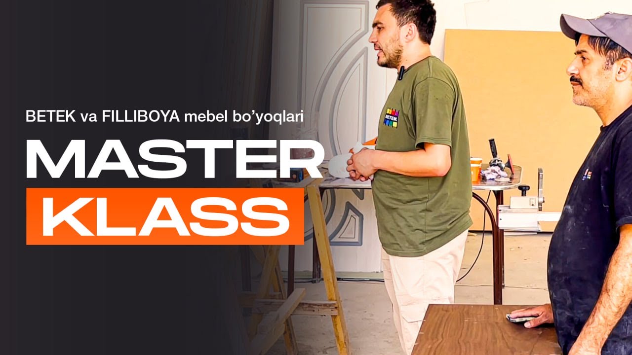 Masterklass Betek Filli boya Mebel-lak bo'yoqlari!