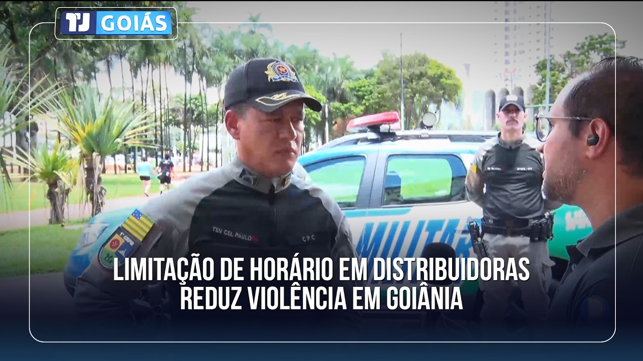 LIMITAÇÃO DE HORÁRIO EM DISTRIBUIDORAS REDUZ VIOLÊNCIA EM GOIÂNIA