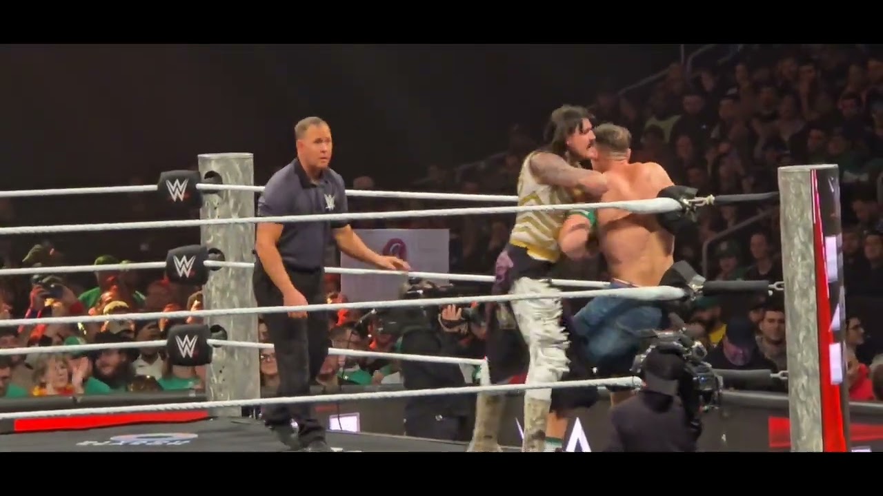 John Cena appears at the TD Garden one final time In Boston,MA and becomes a grandslam champion #wwe
