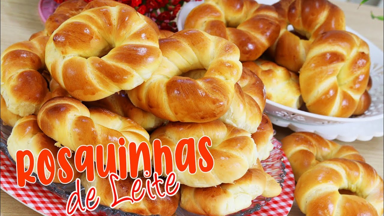 INCRÍVEL! ESSA RECEITA RENDE MUITO E FICA SUPER MACIA E SABOROSA - ROSQUINHA DE LEITE - Dika da Naka