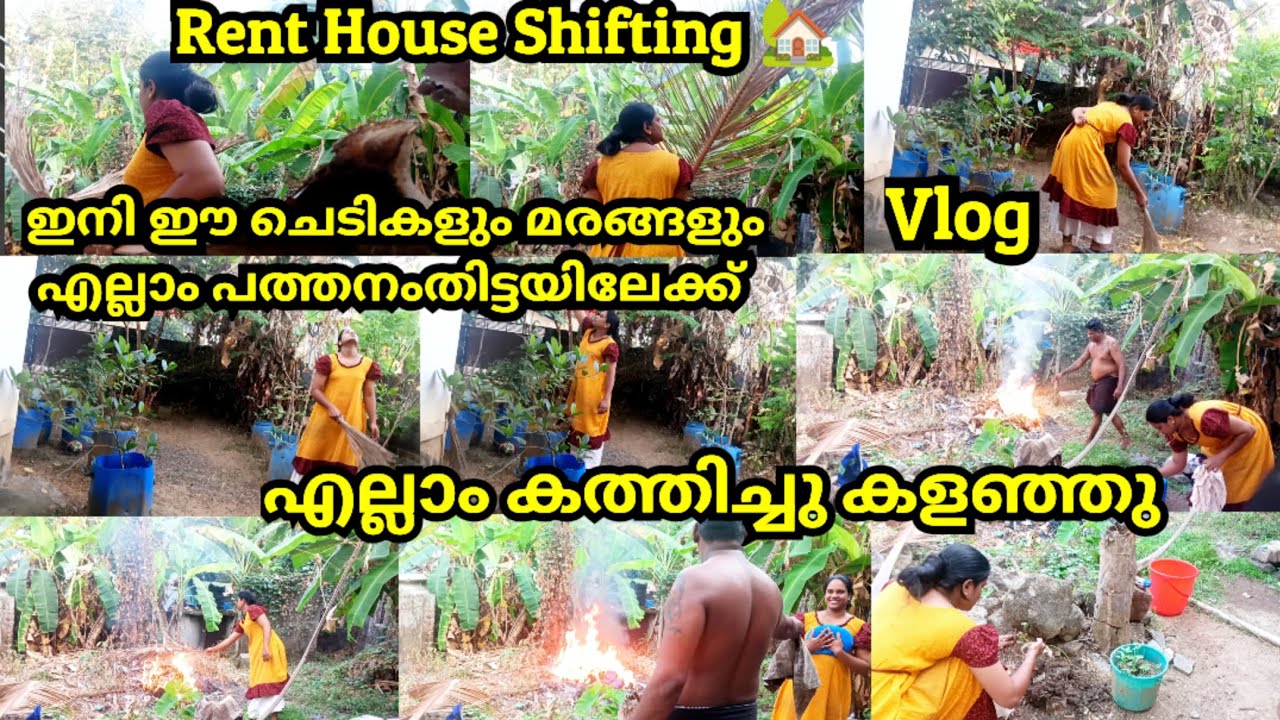 ഇനിയുള്ള വീട്ടിൽ ചെടിയൊന്നും കൊണ്ട് പോകാൻ പറ്റില്ല 🏡Rent House Shifting Cleaning Vlog 🧹