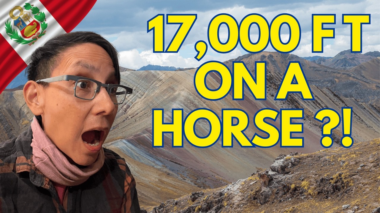 Rode a Horse to Vinicunca- Peru’s Rainbow Mountain 🇵🇪