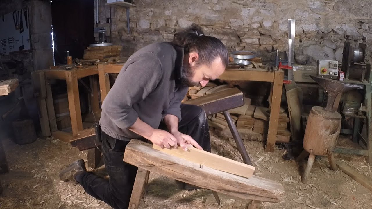 [Fabrication de A à Z] Tonneau en chêne cerclé bois - #3 Façonner les douves.