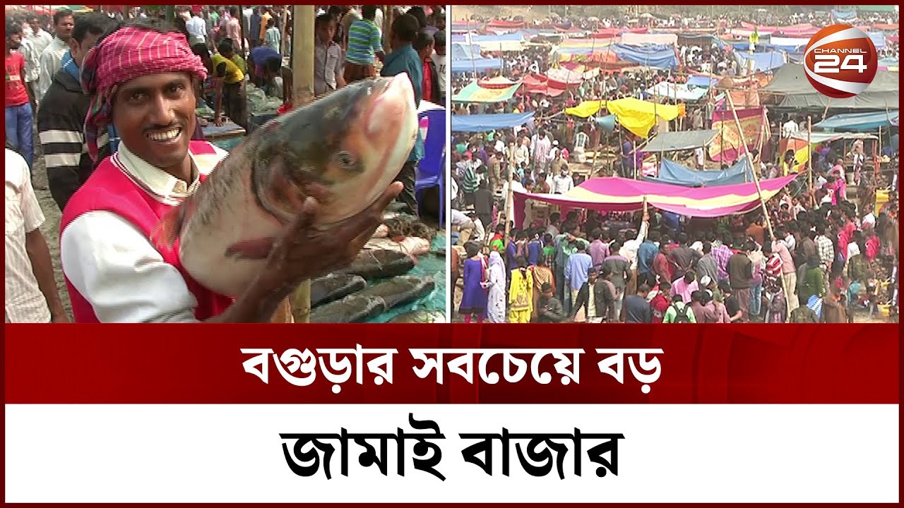 কী পাওয়া যায় বগুড়ার জামাই বাজারে? | Bogura Jamai Bazar | Hat Bazar | Channel 24