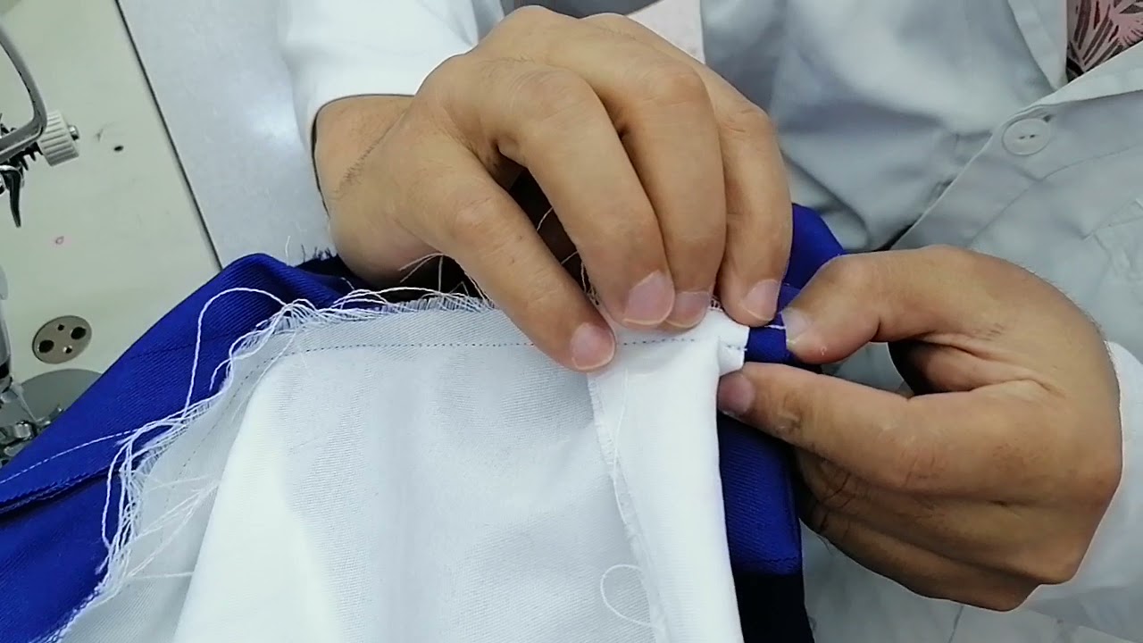 13-16: Montage doublure veste sur tissu
